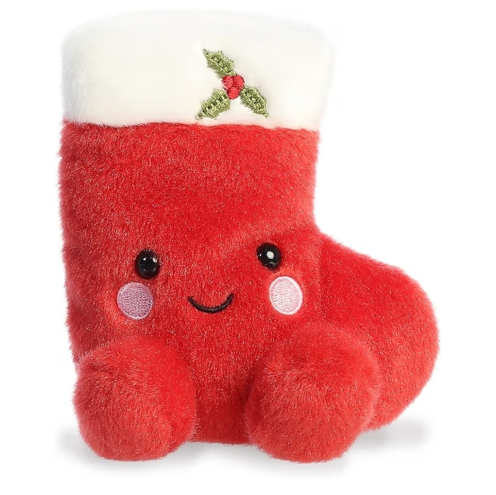 Kids Aurora Holly The Stocking 5" Palm Pal Plush NEW WITH TAGS